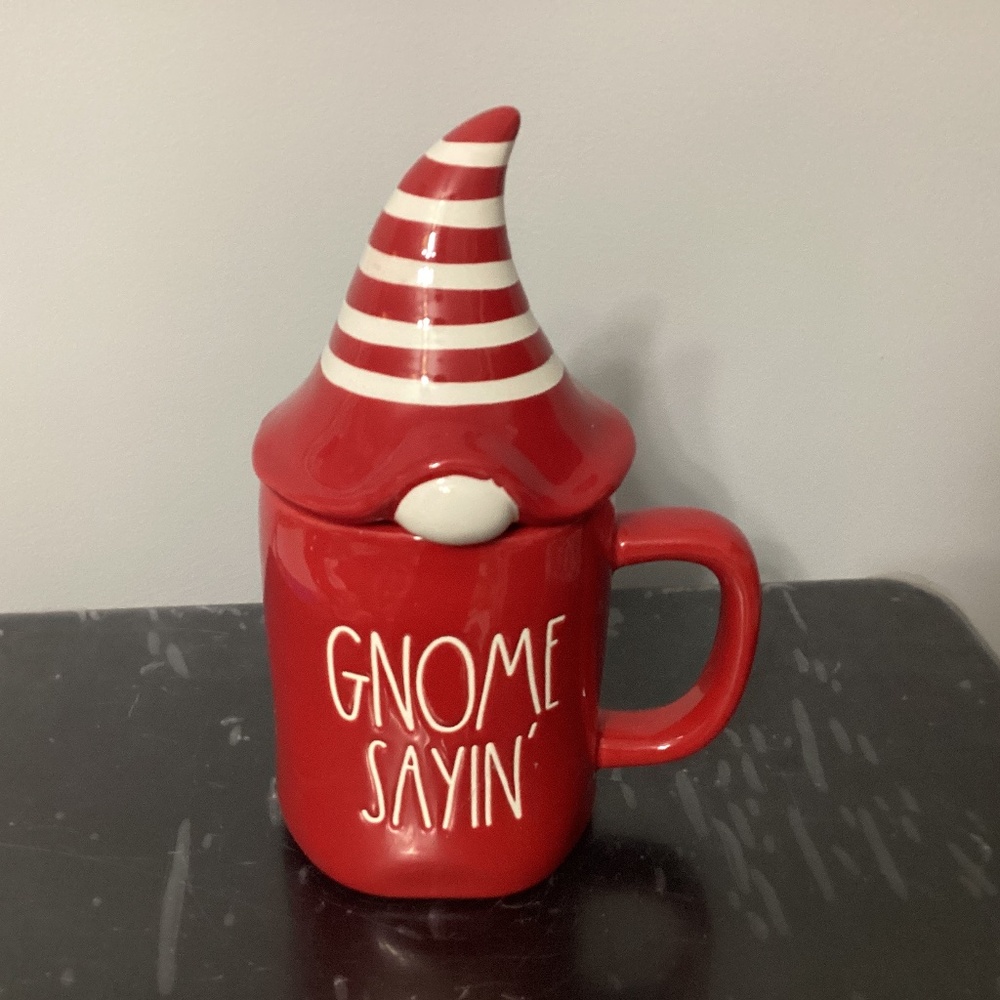 Rae Dunn gnome saying topper